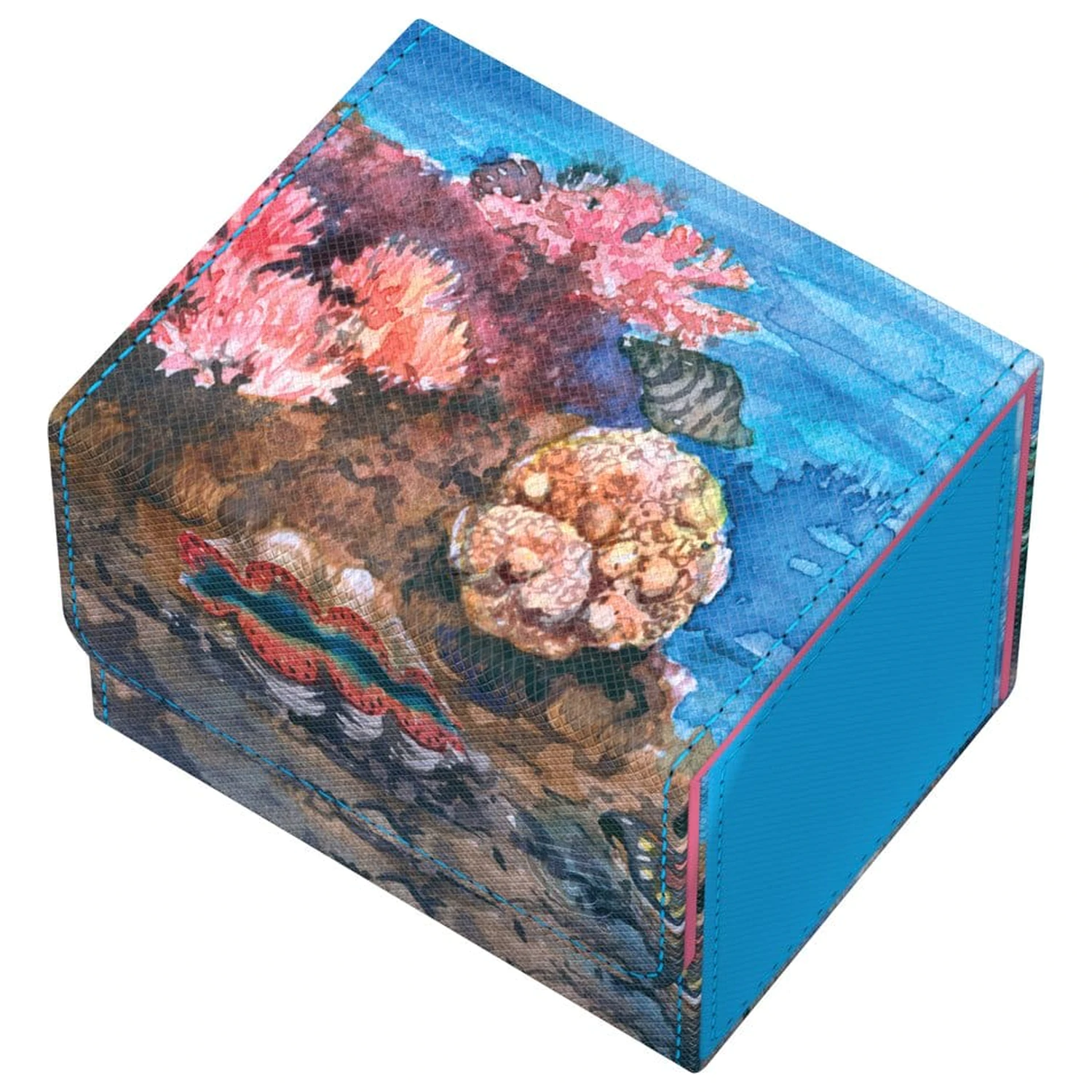 Ultimate Guard Sidewinder 100+ Xenoskin "Coral Places" - Seablue Hush Produktfoto