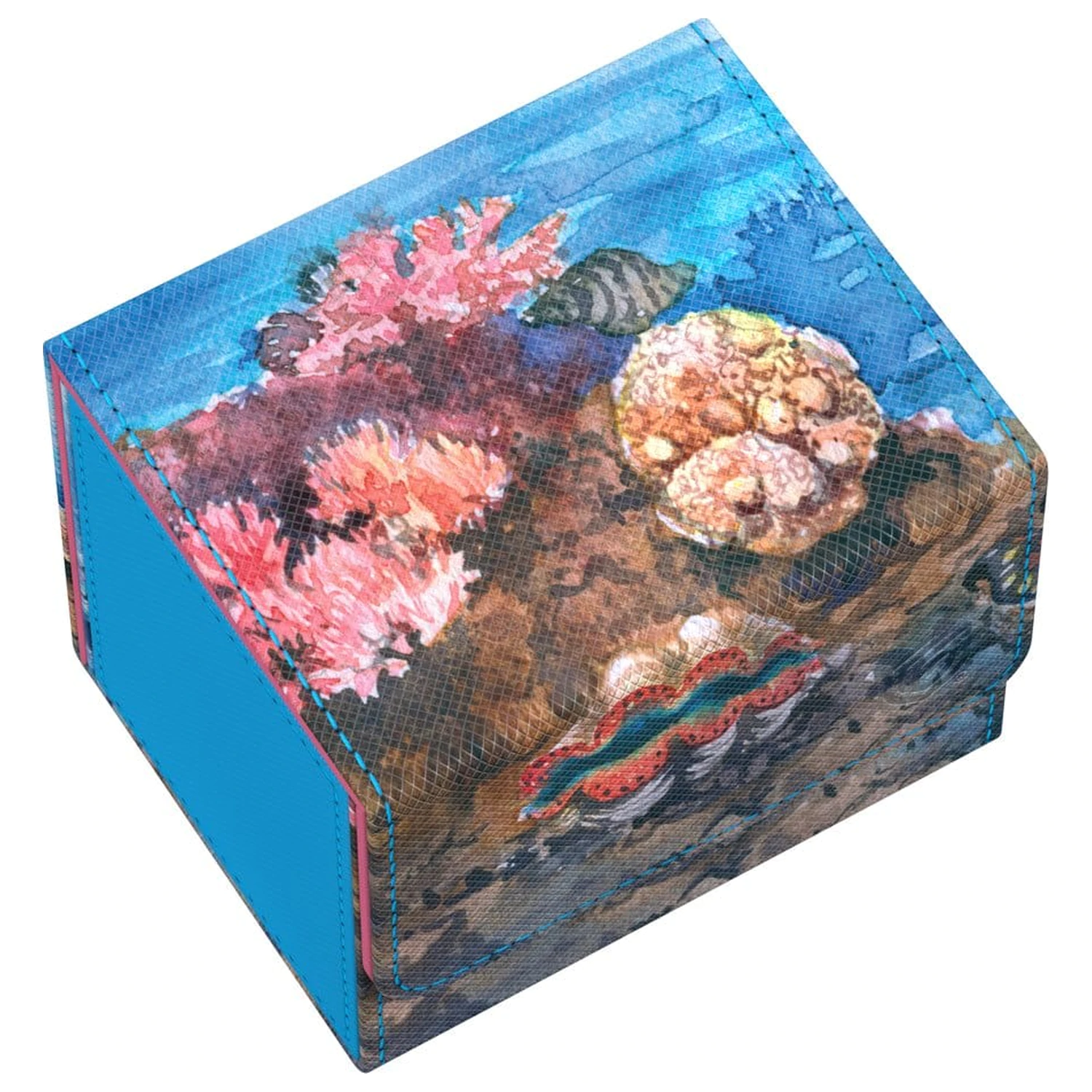 Ultimate Guard Sidewinder 100+ Xenoskin "Coral Places" - Seablue Hush Produktfoto