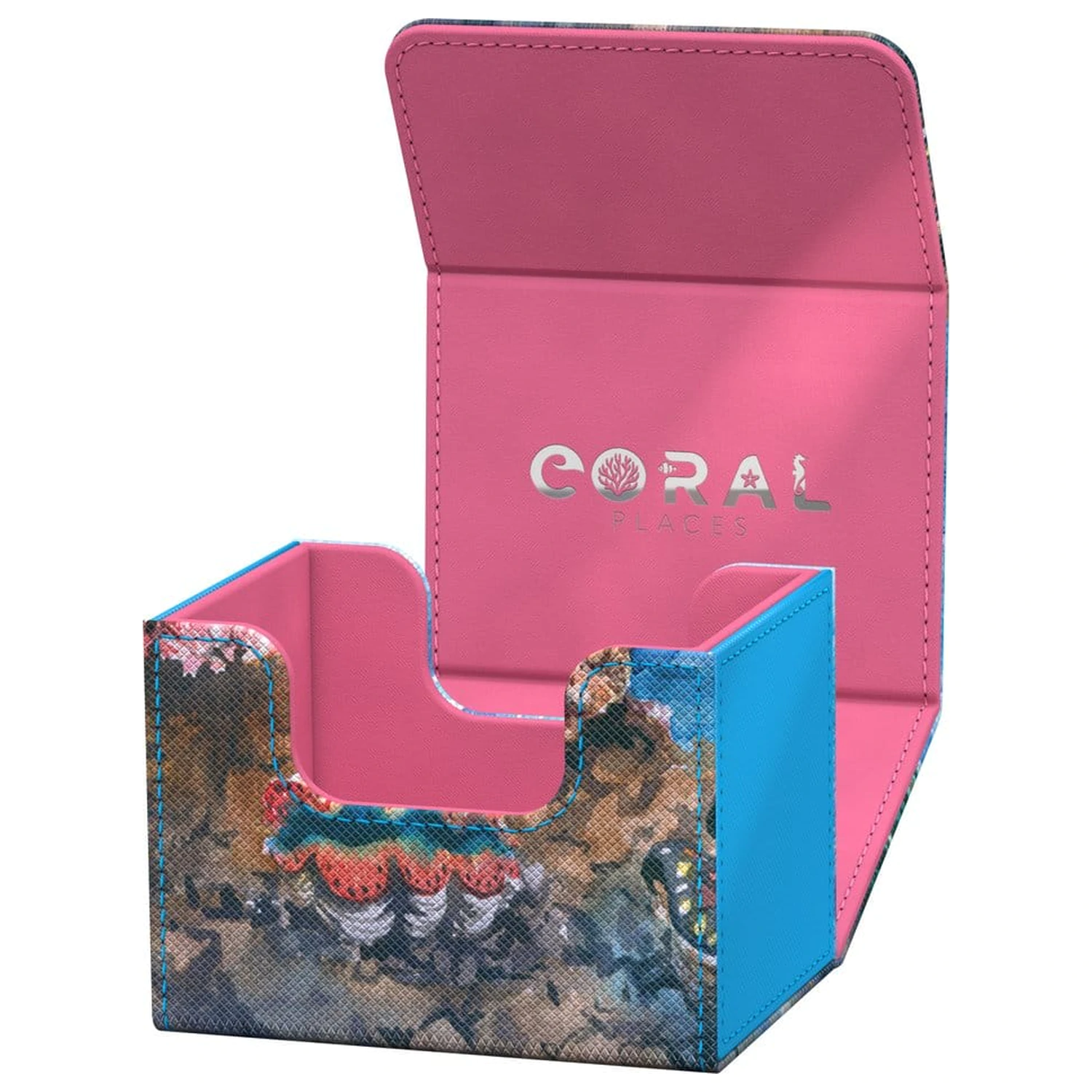 Ultimate Guard Sidewinder 100+ Xenoskin "Coral Places" - Seablue Hush Produktfoto