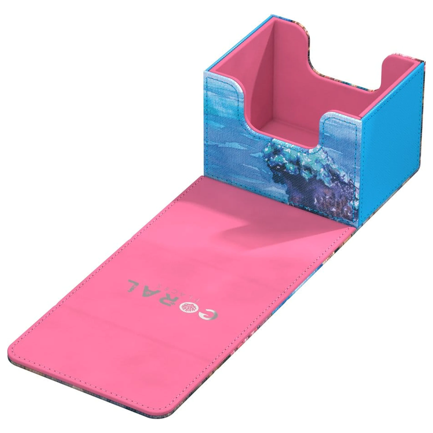 Ultimate Guard Sidewinder 100+ Xenoskin "Coral Places" - Seablue Hush Produktfoto