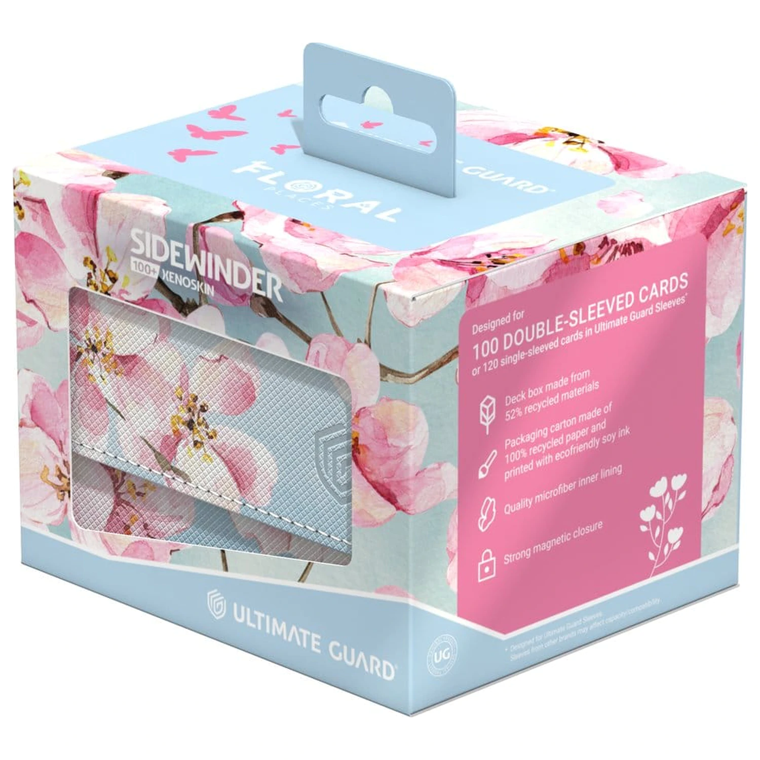 Ultimate Guard Sidewinder 100+ Xenoskin "Floral Places" - Kirschblüte Produktfoto