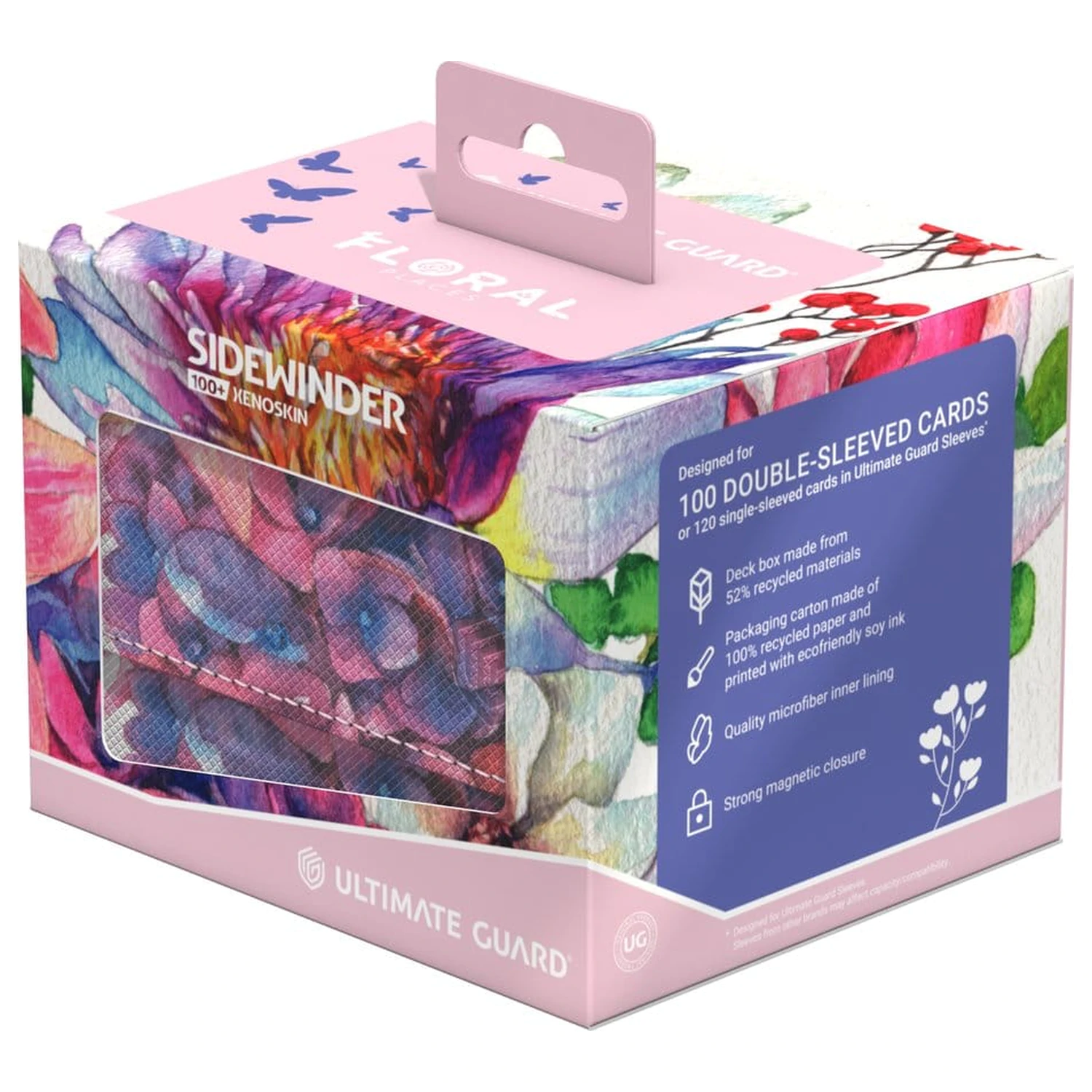 Ultimate Guard Sidewinder für 100+ Karten Xenoskin "Floral Places" - Lotus Bloom Produktfoto