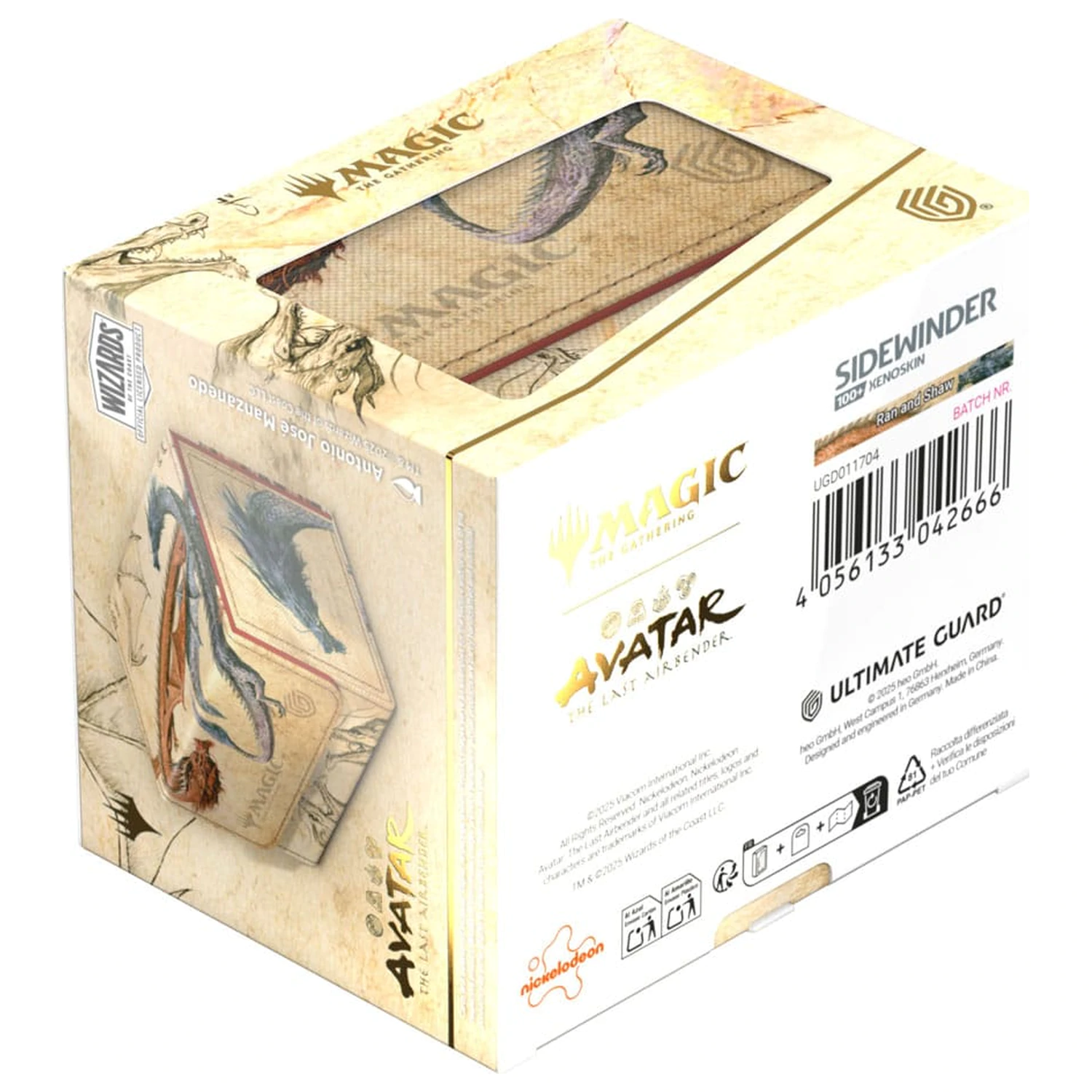 Ultimate Guard Sidewinder 100+ Xenoskin Magic: The Gathering | Avatar: The Last Airbender - Ran and Shaw Deckbox Produktfoto