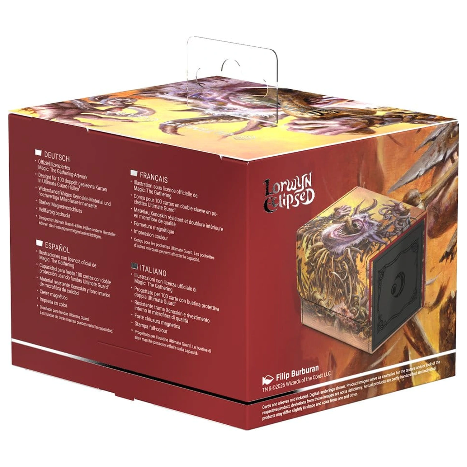 Ultimate Guard Sidewinder 100+ Xenoskin Magic: The Gathering "Lorwyn Eclipsed" - Gristle Glutton Produktfoto