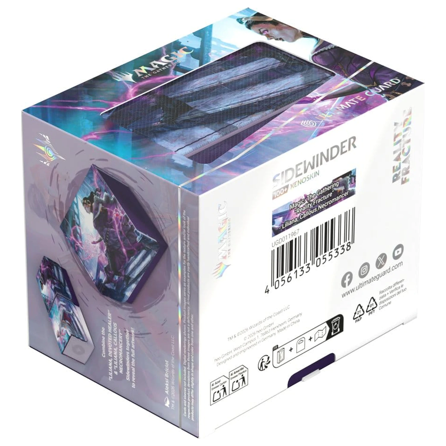 Ultimate Guard Sidewinder 100+ Xenoskin Magic: The Gathering "Reality Fracture" - Liliana, Callous Necromancer Produktfoto