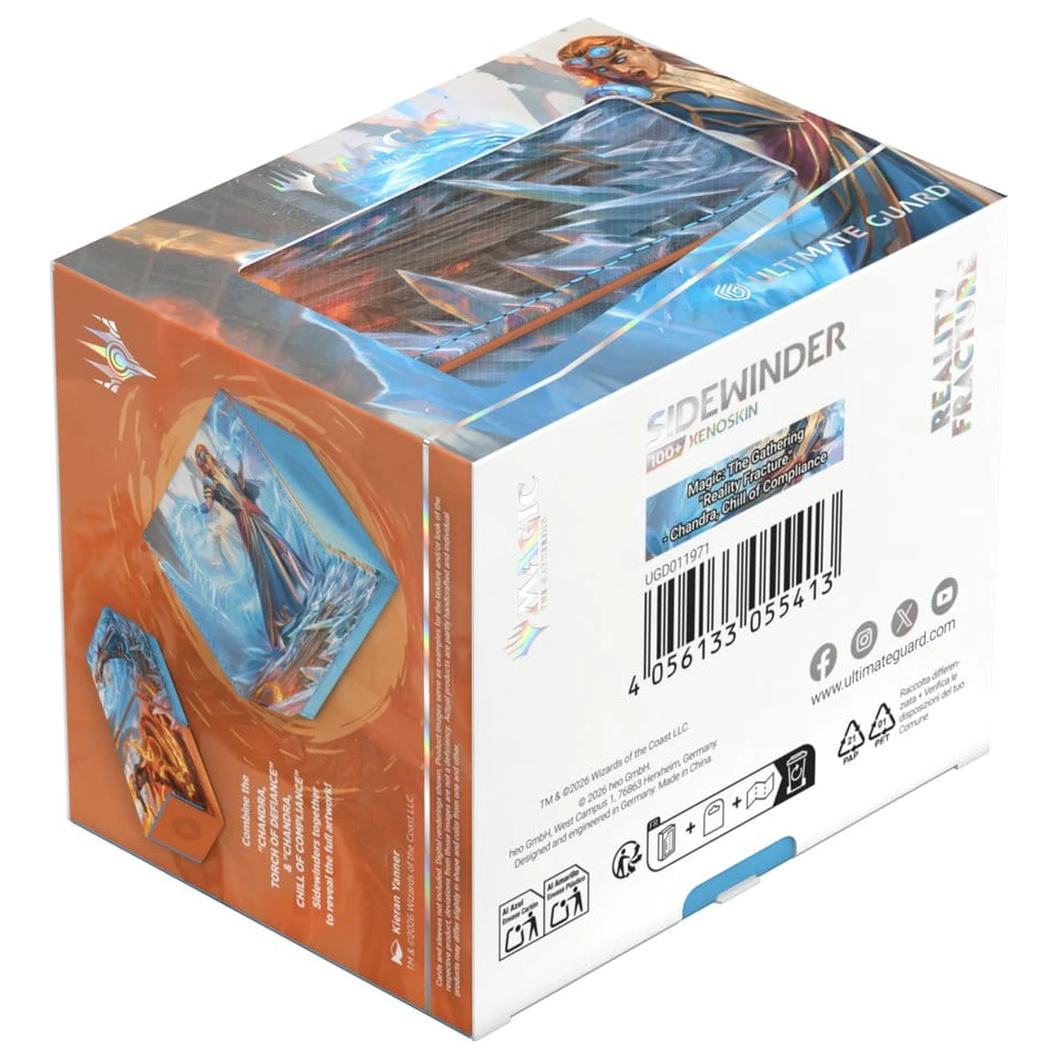 Ultimate Guard Sidewinder 100+ Xenoskin Magic: The Gathering "Reality Fracture" - Chandra, Chill of Compliance Produktfoto