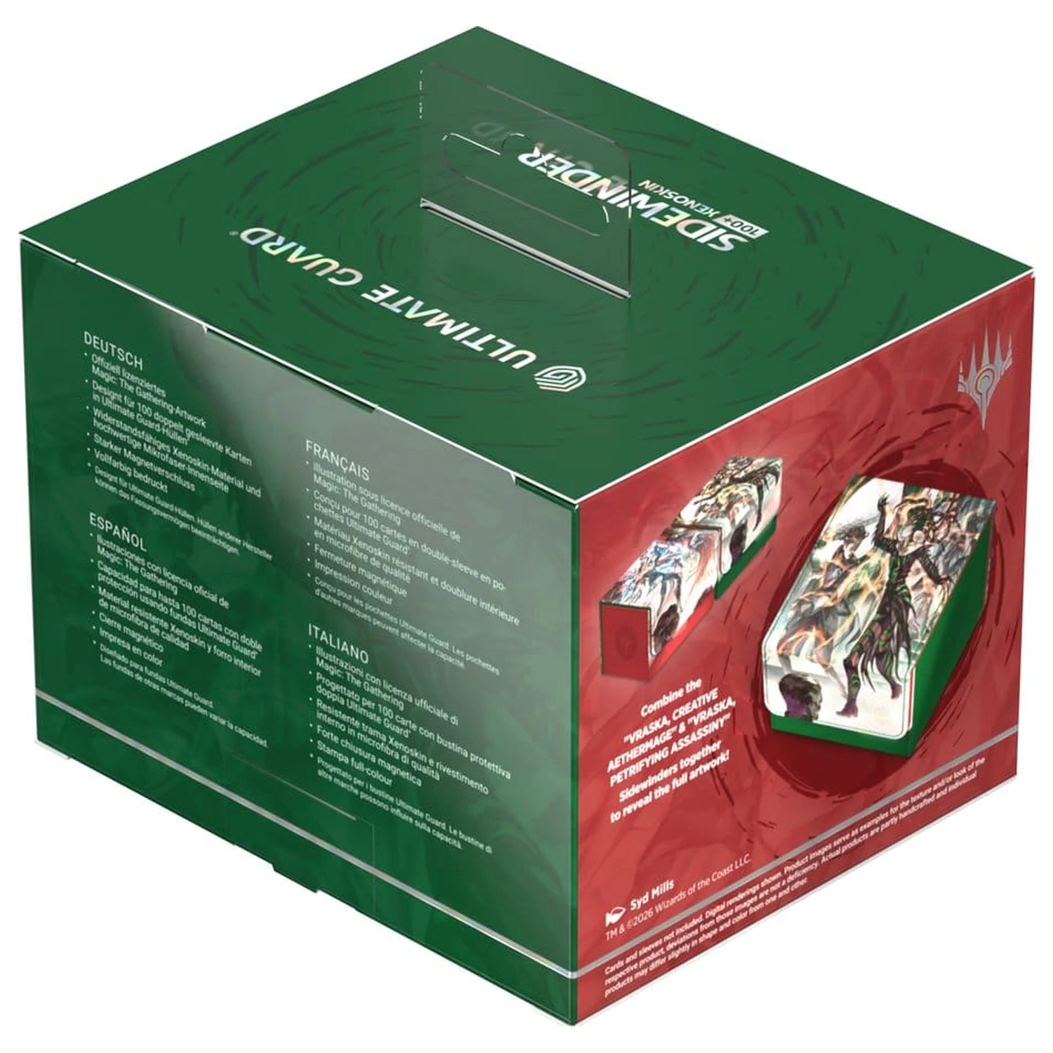 Ultimate Guard Sidewinder 100+ Xenoskin Magic: The Gathering "Reality Fracture" - Vraska, Petrifying Assassin Produktfoto