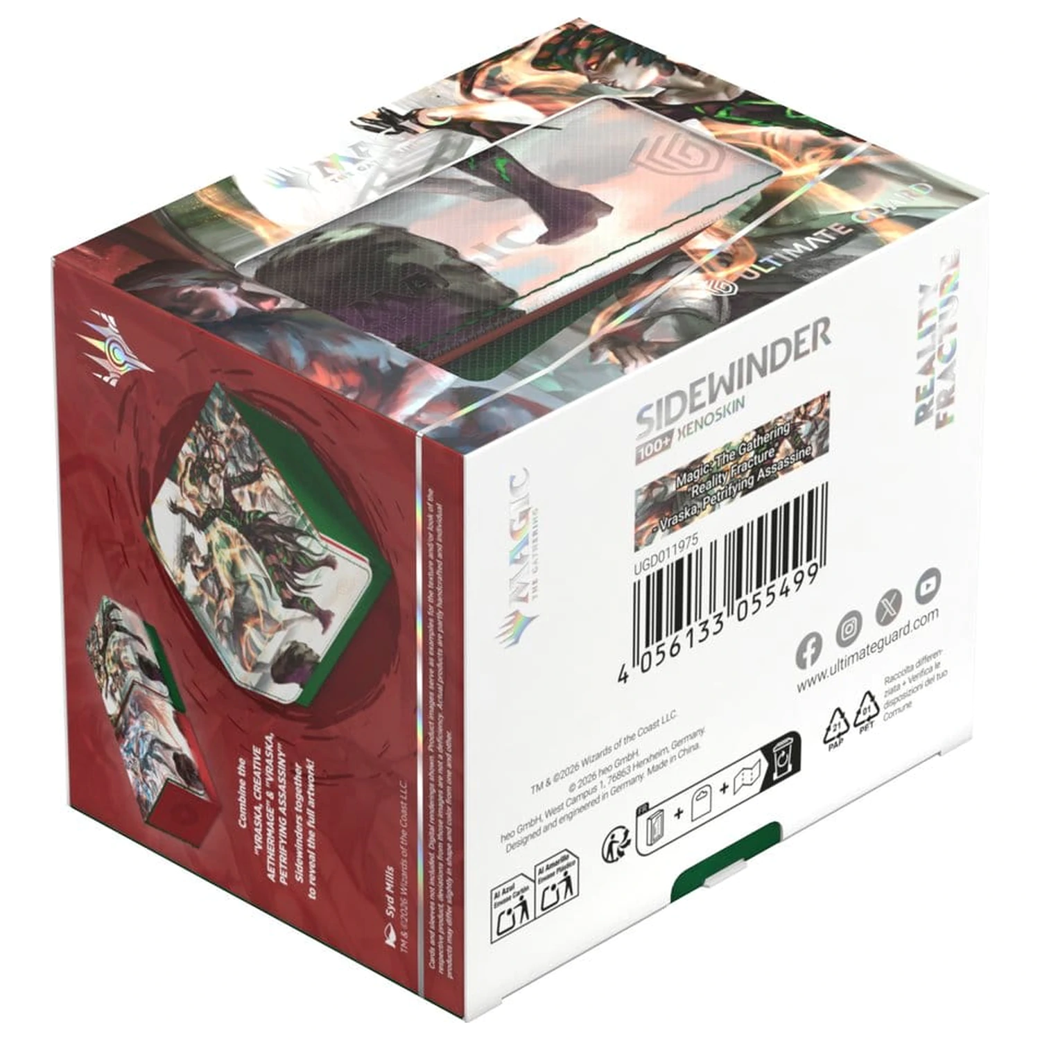 Ultimate Guard Sidewinder 100+ Xenoskin Magic: The Gathering "Reality Fracture" - Vraska, Petrifying Assassin Produktfoto