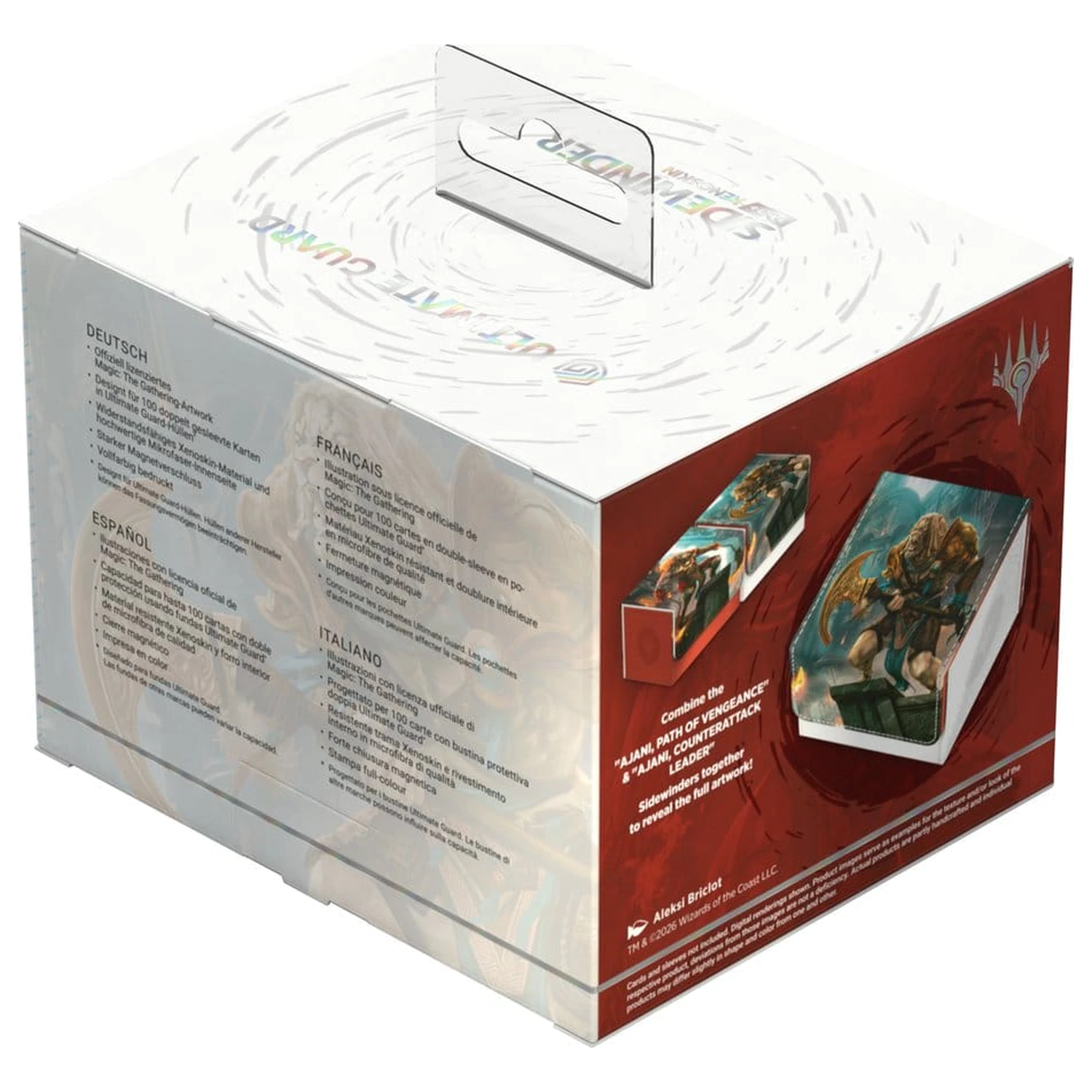 Ultimate Guard Sidewinder 100+ Xenoskin Magic: The Gathering "Reality Fracture" - Ajani, Counterattack Leader Produktfoto