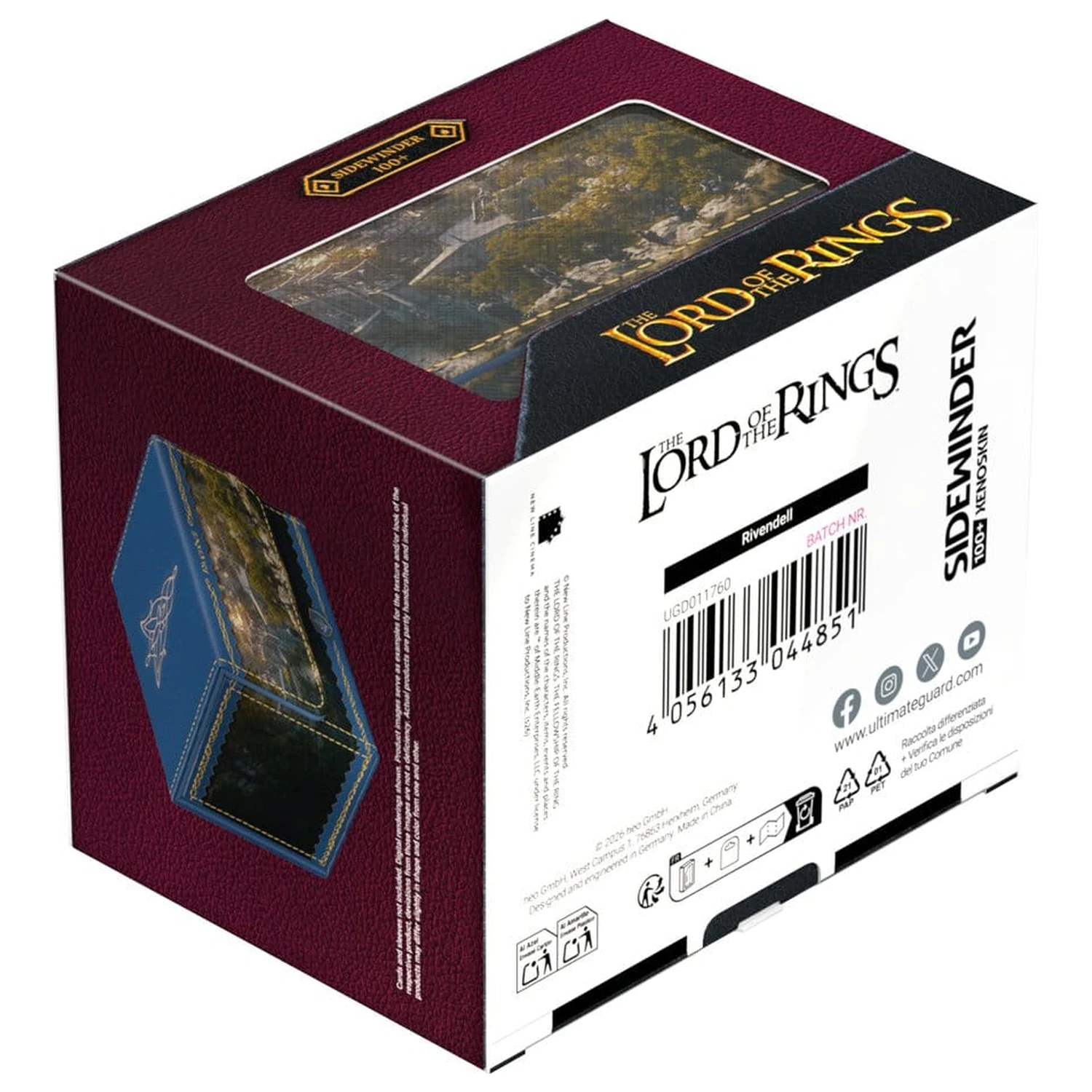 Ultimate Guard Sidewinder 100+ Xenoskin The Lord of the Rings™ „Places of Middle-earth“ – Rivendell Kartendeck-Box Produktfoto