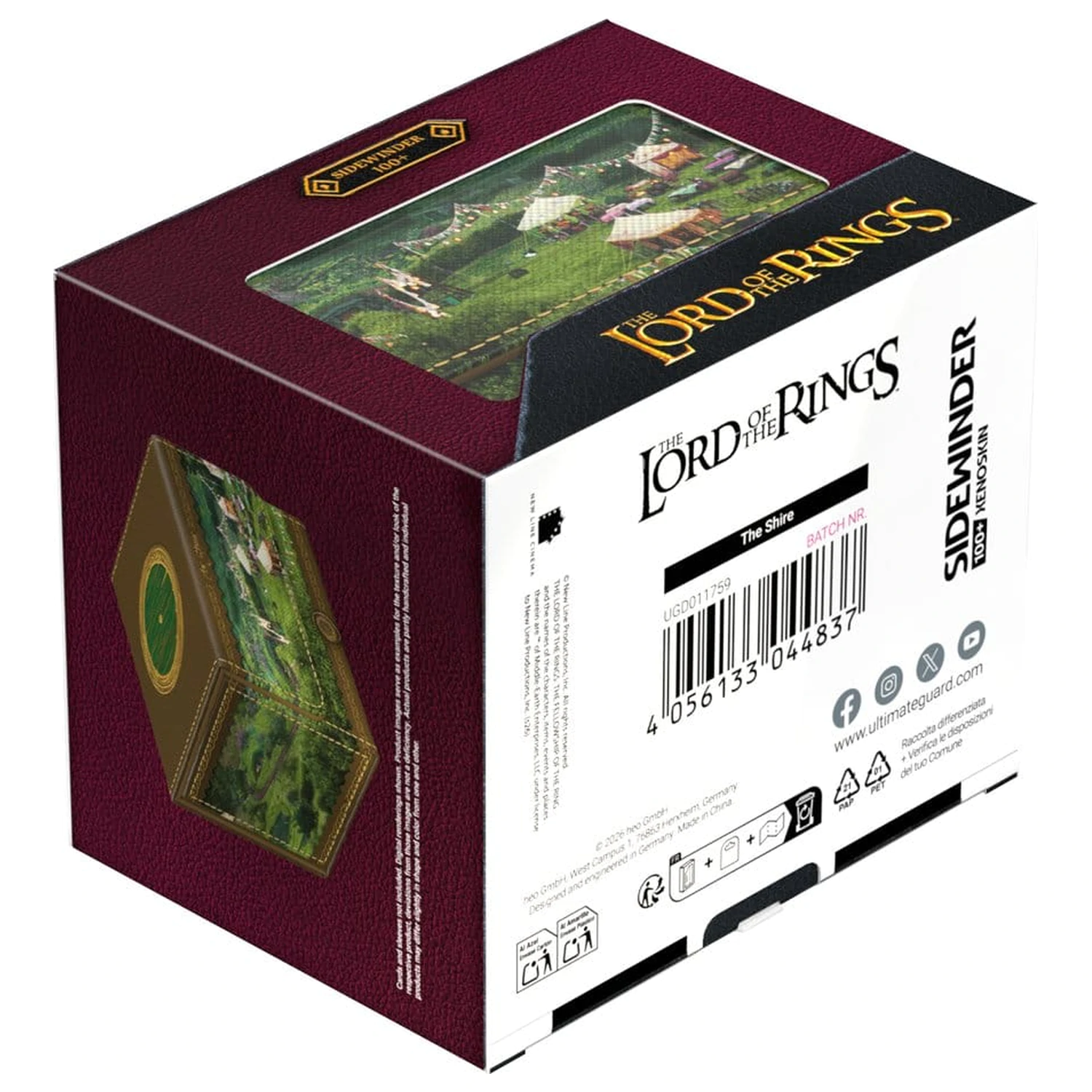 Ultimate Guard Sidewinder 100+ Xenoskin The Lord of the Rings™ "Places of Middle-earth" - The Shire Produktfoto