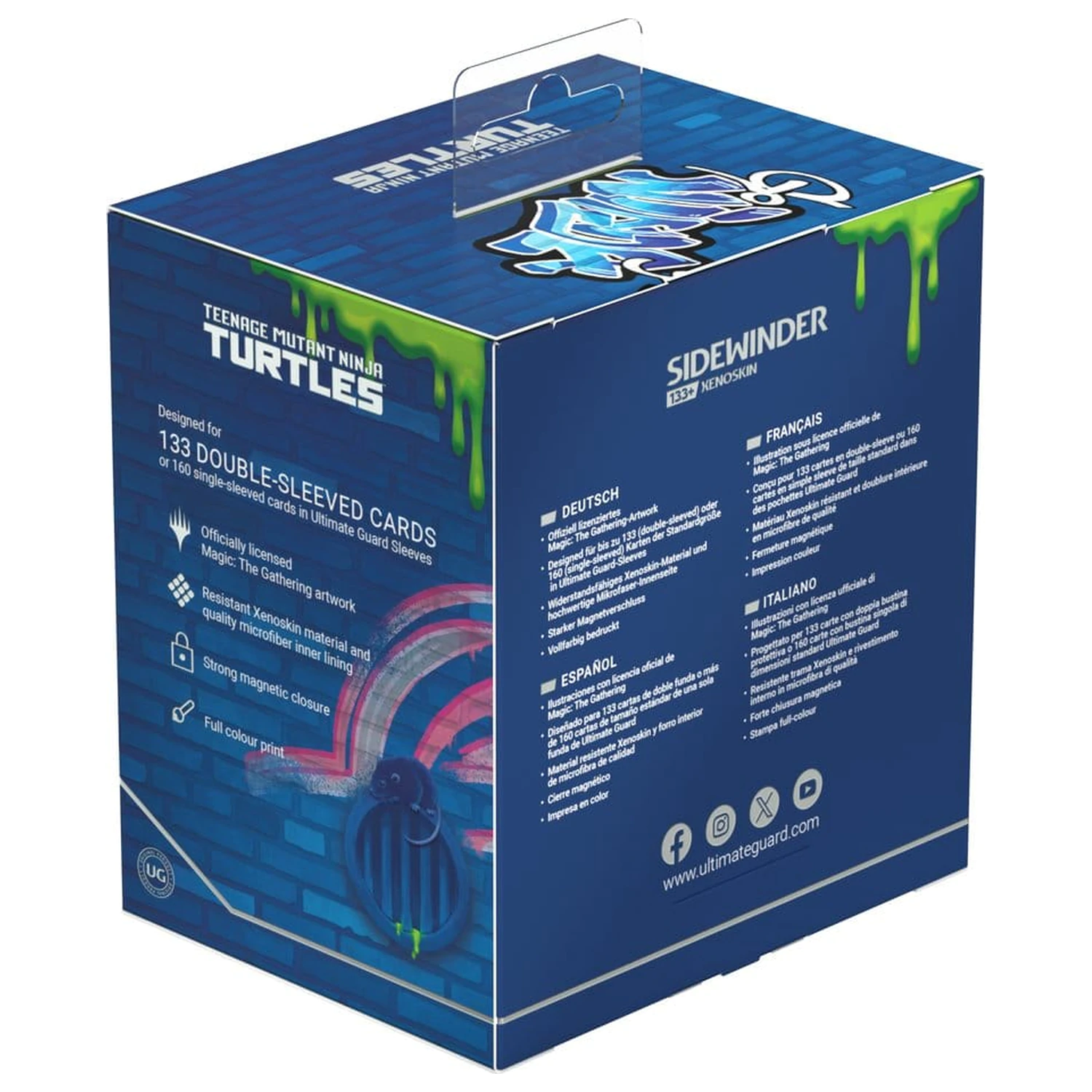 Ultimate Guard Sidewinder 133+ Xenoskin Magic: The Gathering | Teenage Mutant Ninja Turtles - Sewer Walls Produktfoto