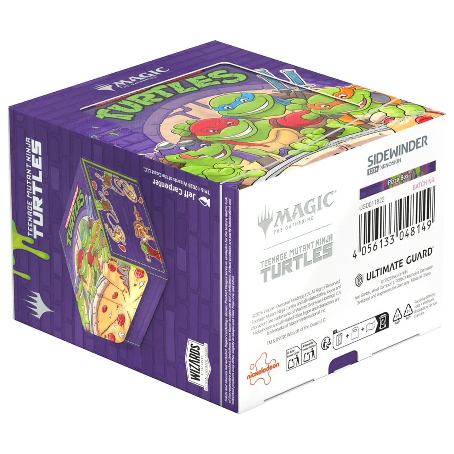 Ultimate Guard Sidewinder 133+ Xenoskin Magic: The Gathering | Teenage Mutant Ninja Turtles - Pizza Box Produktfoto