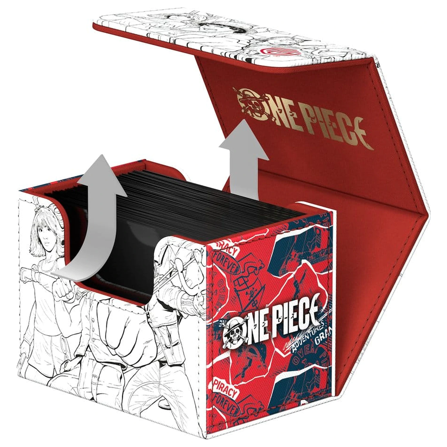 Ultimate Guard Sidewinder 80+ Xenoskin einteilige Box – Sketch Produktfoto