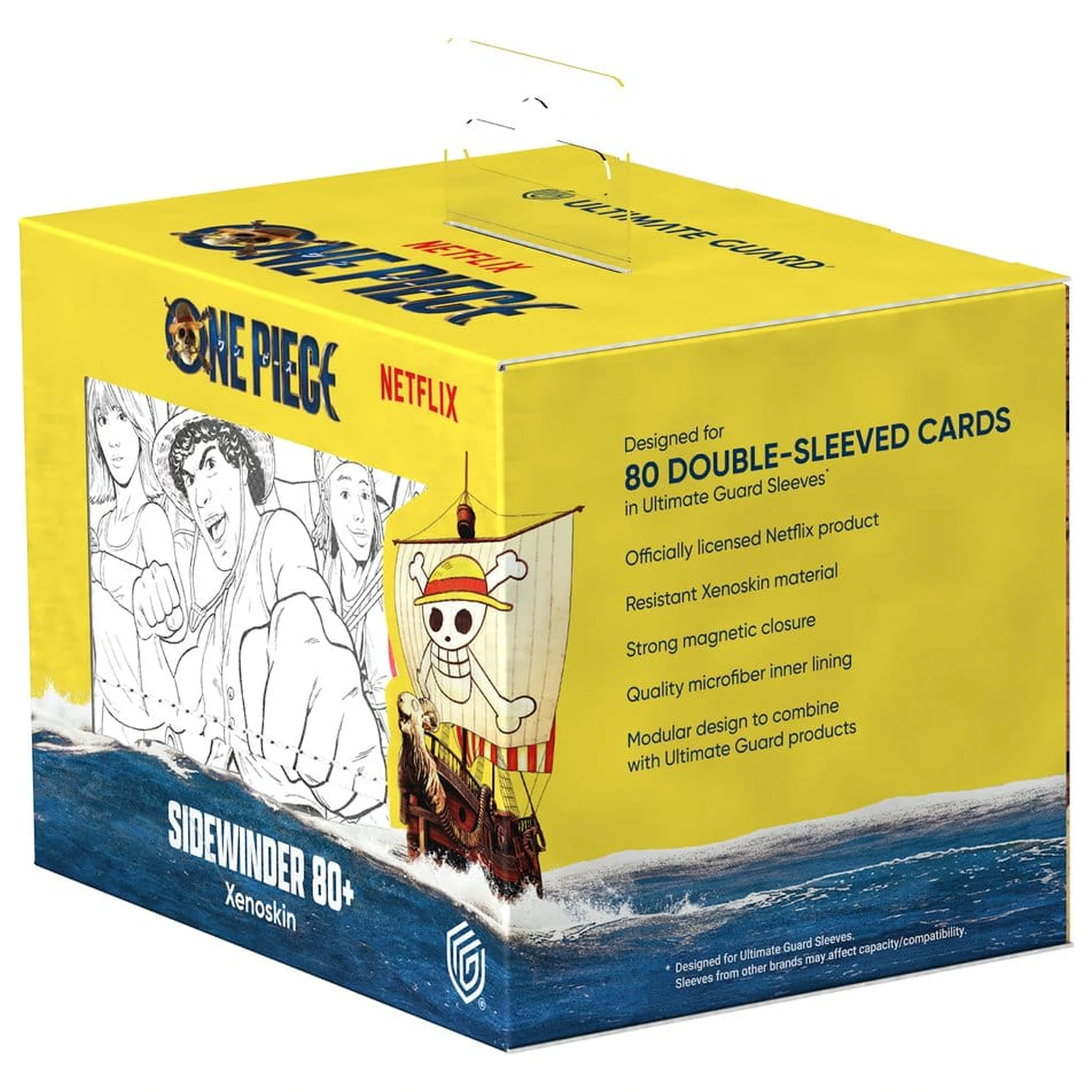 Ultimate Guard Sidewinder 80+ Xenoskin einteilige Box – Sketch Produktfoto