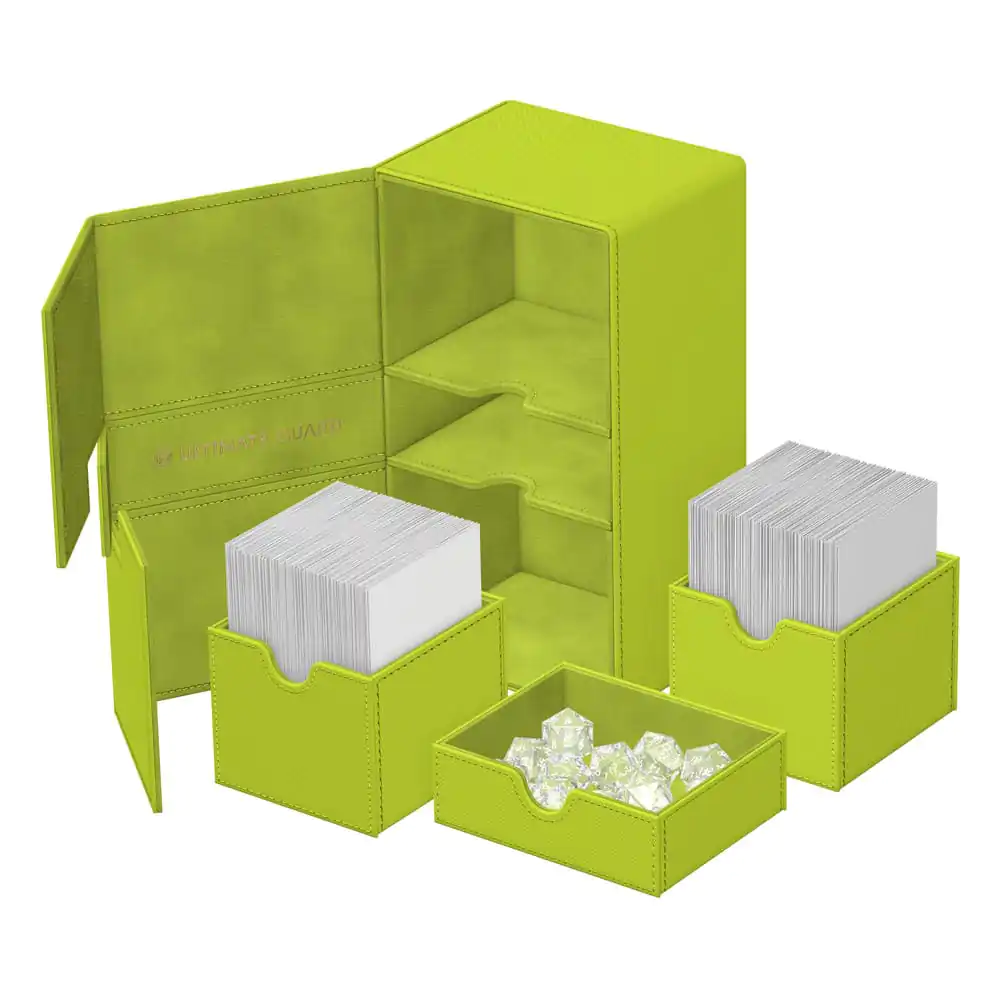 Ultimate Guard Twin Flip'n'Tray 200+ Xenoskin "Summer Edition 2025" - Lime Produktfoto