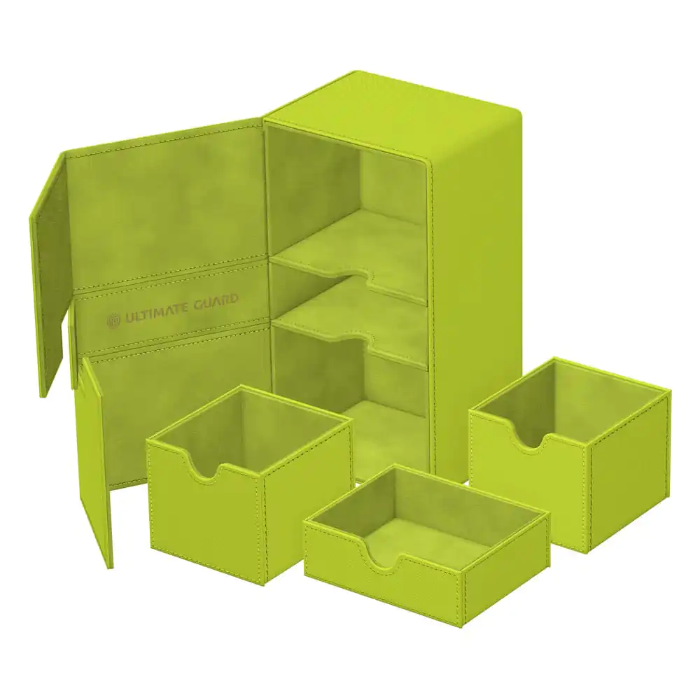Ultimate Guard Twin Flip'n'Tray 200+ Xenoskin "Summer Edition 2025" - Lime Produktfoto