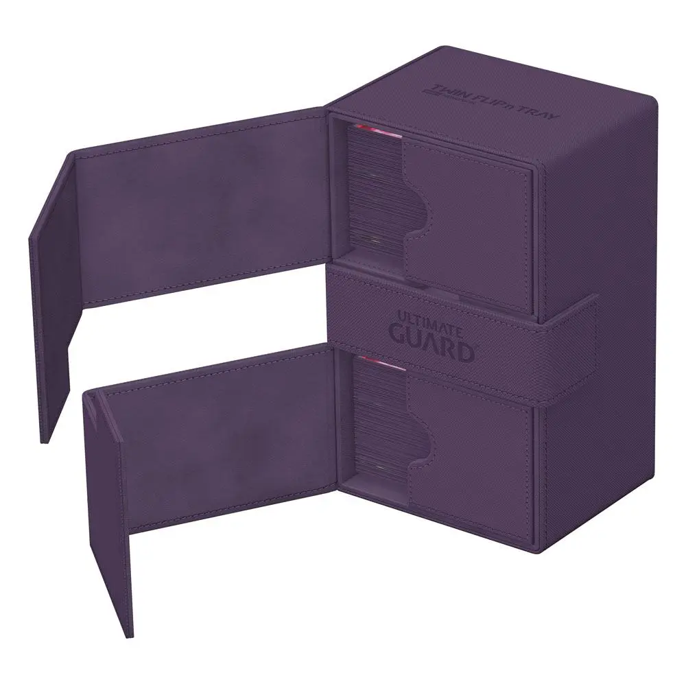 Ultimate Guard Twin Flip`n`Tray 160+ XenoSkin Monocolor Violett termékfotó