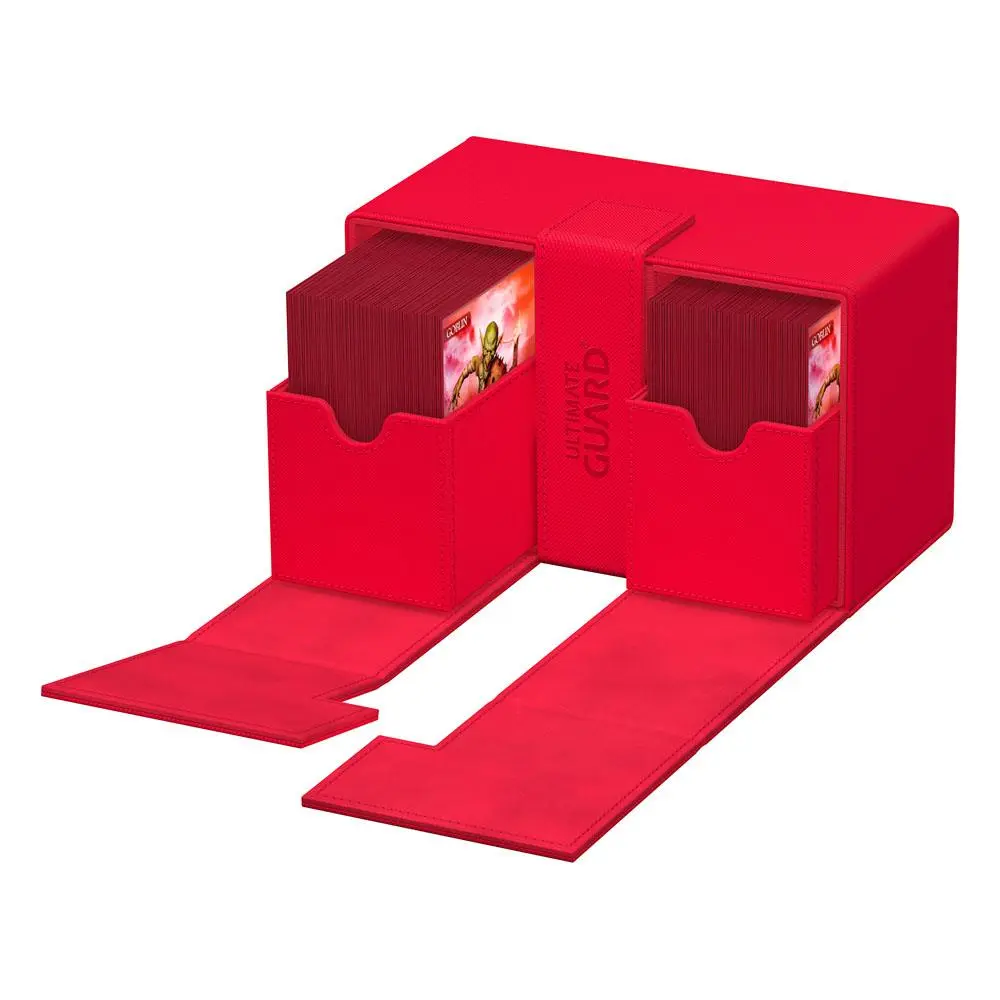 Ultimate Guard Twin Flip`n`Tray 160+ XenoSkin Monocolor Rot termékfotó