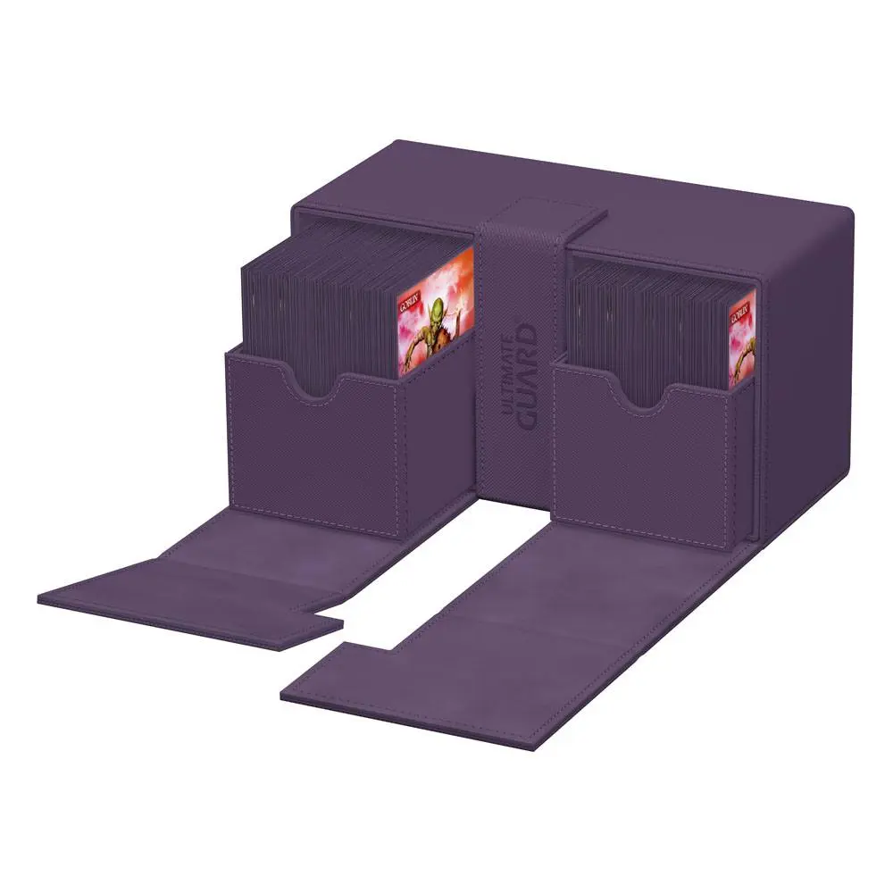 Ultimate Guard Twin Flip`n`Tray 200+ XenoSkin Monocolor Violett termékfotó