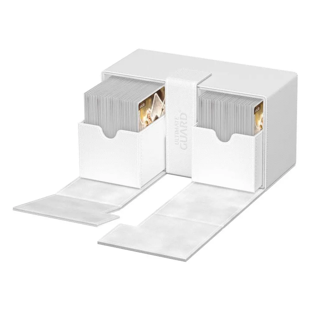 Ultimate Guard Twin Flip`n`Tray 200+ XenoSkin Monocolor Weiß Produktfoto