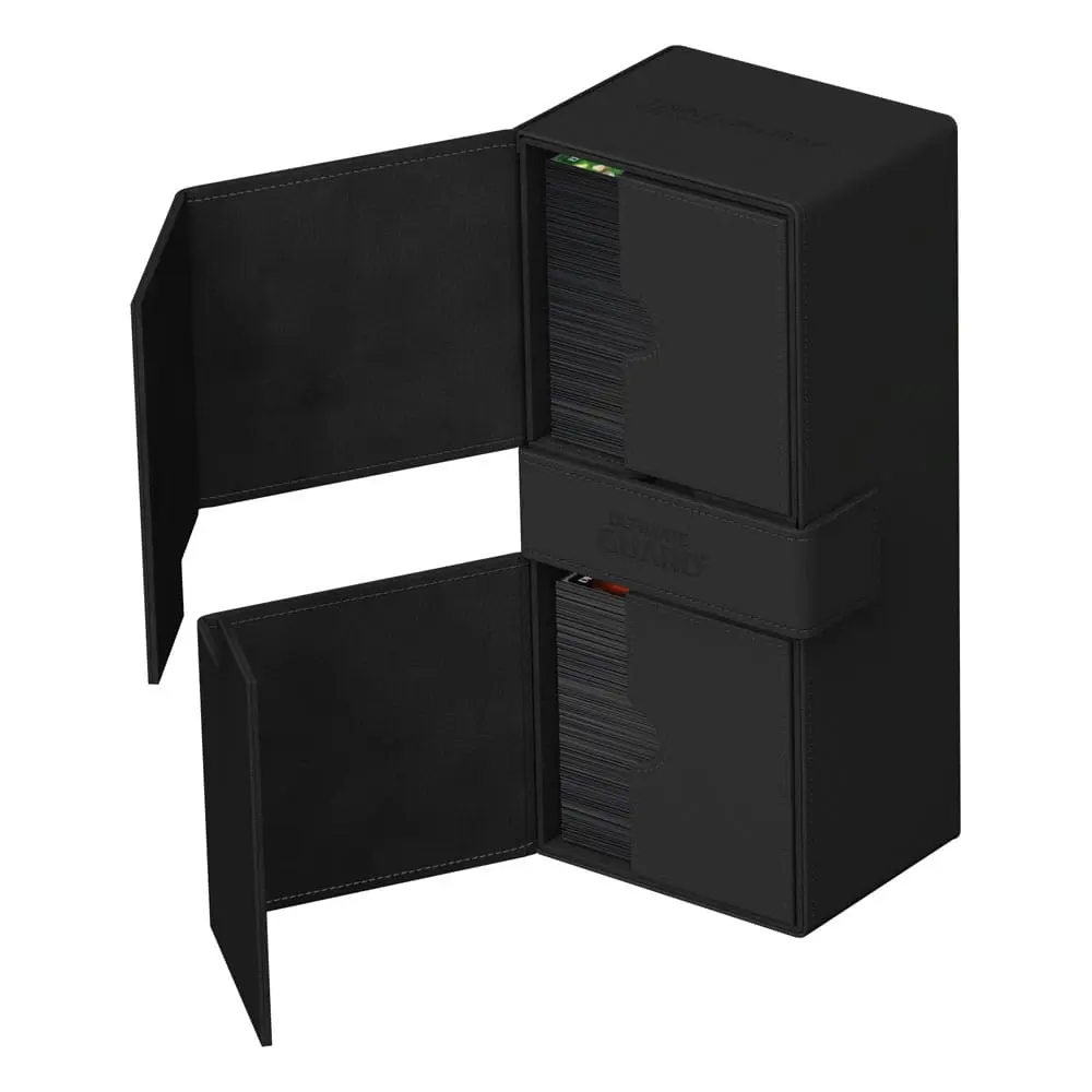 Ultimate Guard Twin Flip`n`Tray 266+ Xenoskin Schwarz Produktfoto