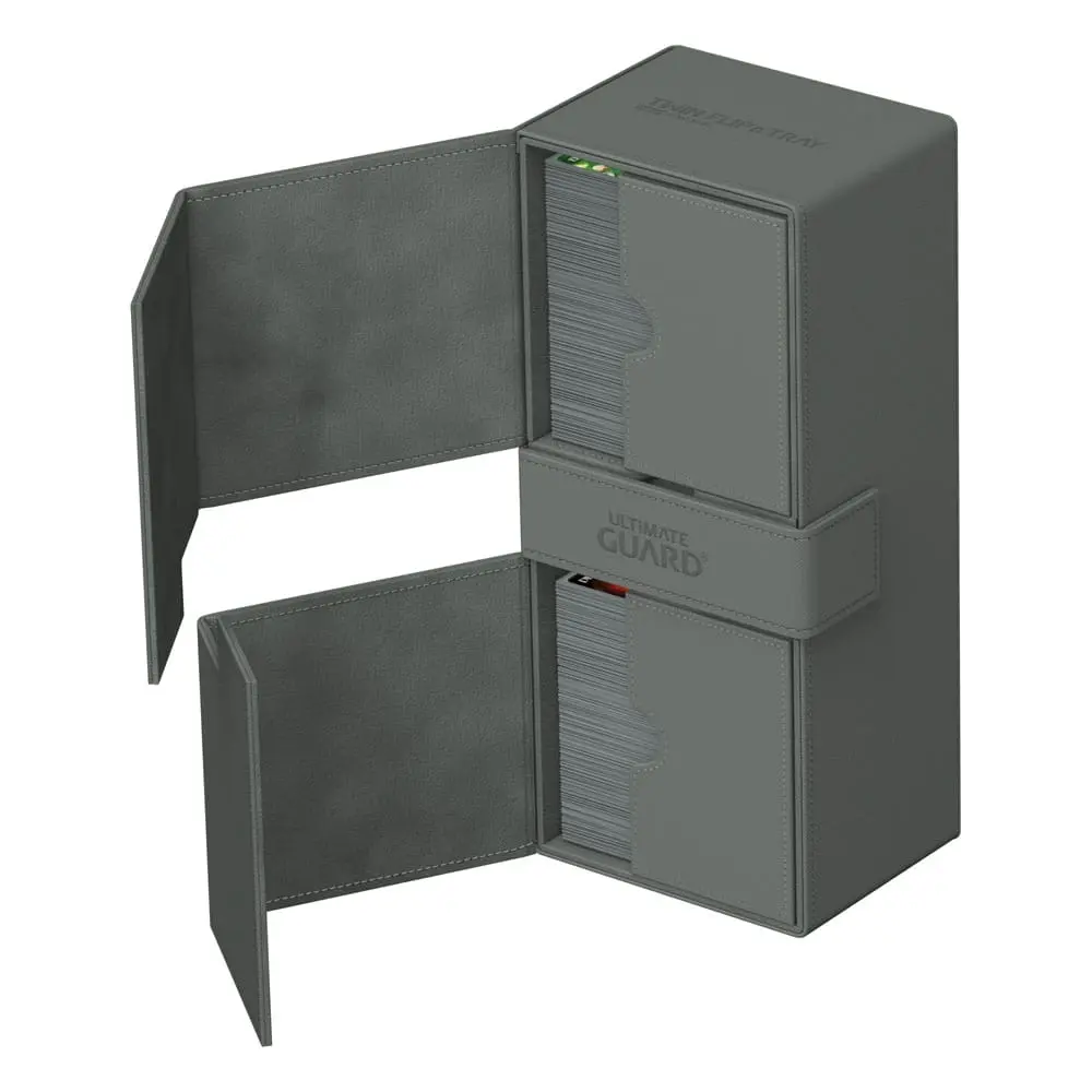 Ultimate Guard Twin Flip`n`Tray 266+ Xenoskin Grau Produktfoto