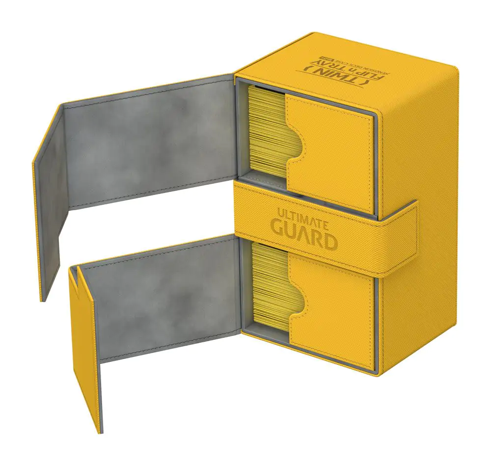 Ultimate Guard Twin Flip´n´Tray Deck Case 160+ Standardgröße XenoSkin Bernstein Produktfoto