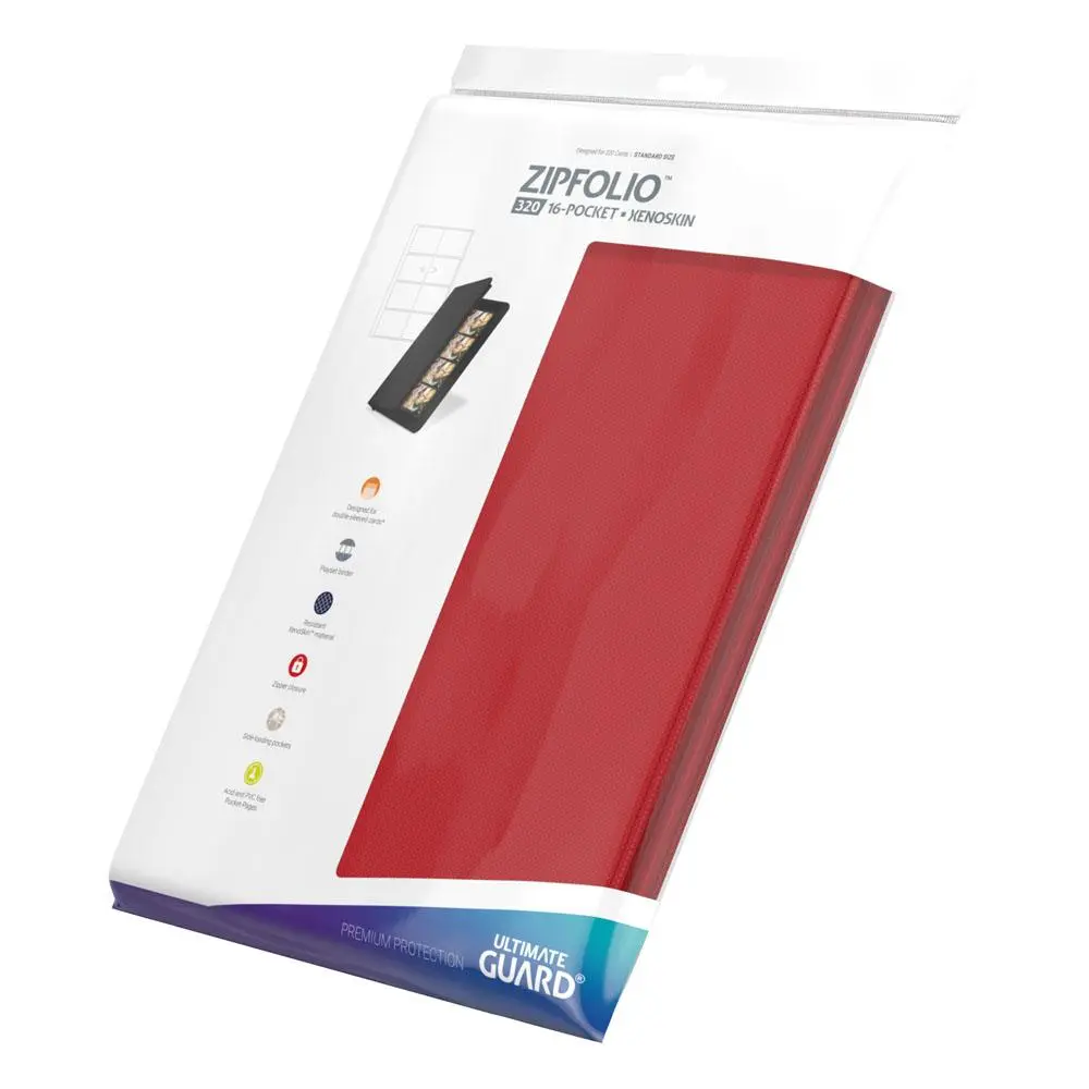 Ultimate Guard Zipfolio 320 - 16-Pocket XenoSkin Rot termékfotó