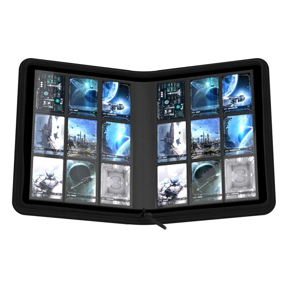 Ultimate Guard Zipfolio 360 - 18-Pocket XenoSkin Mini American Schwarz Produktfoto