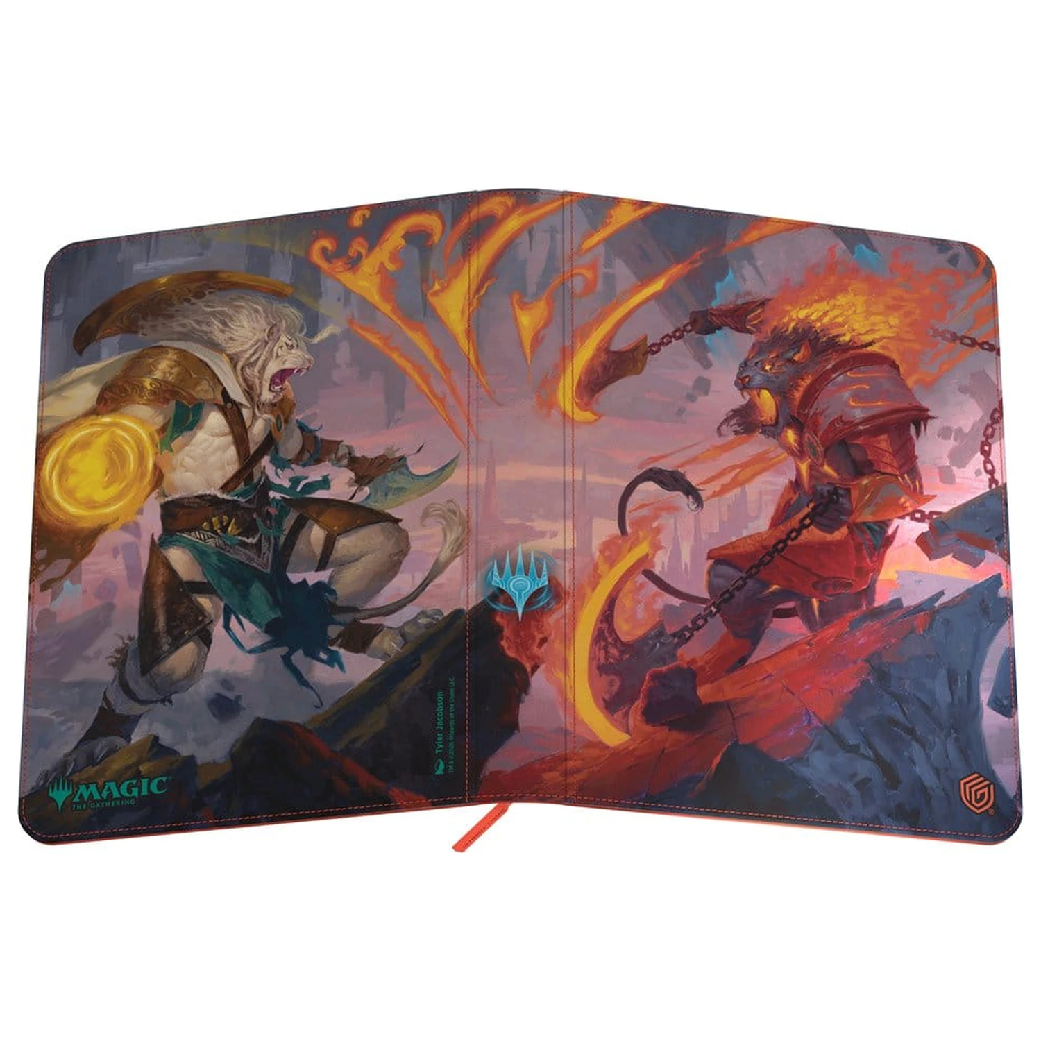 Ultimate Guard Zipfolio 360 Xenoskin Magic: The Gathering "Reality Fracture" - Ajani Resolute / Ajani Unrelenting Produktfoto