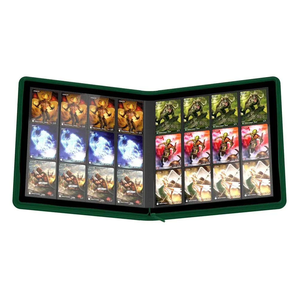 Ultimate Guard Zipfolio 480 - 24-Pocket XenoSkin (Quadrow) - Grün Produktfoto