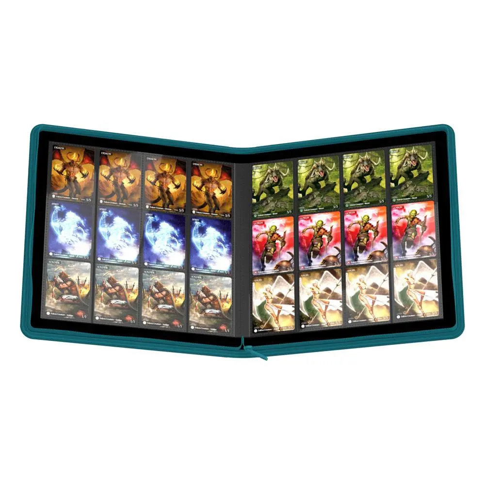 Ultimate Guard Zipfolio 480 - 24-Pocket XenoSkin (Quadrow) - Petrolblau Produktfoto