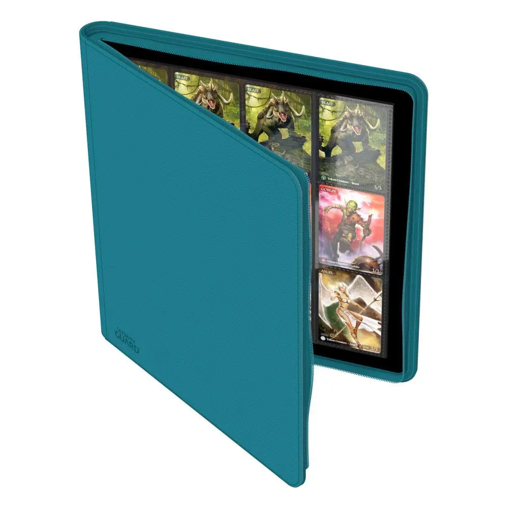 Ultimate Guard Zipfolio 480 - 24-Pocket XenoSkin (Quadrow) - Petrolblau Produktfoto