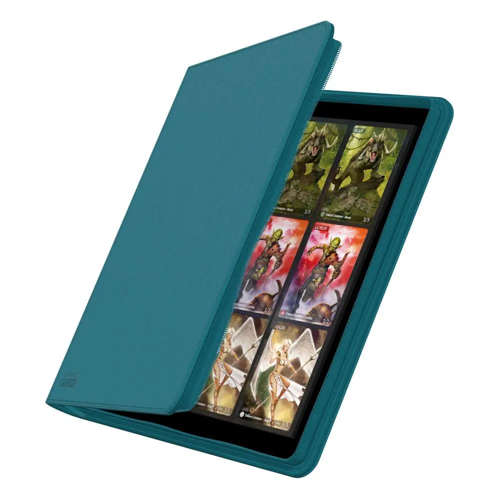 Ultimate Guard Zipfolio 480 - 24-Pocket XenoSkin (Quadrow) - Petrolblau Produktfoto
