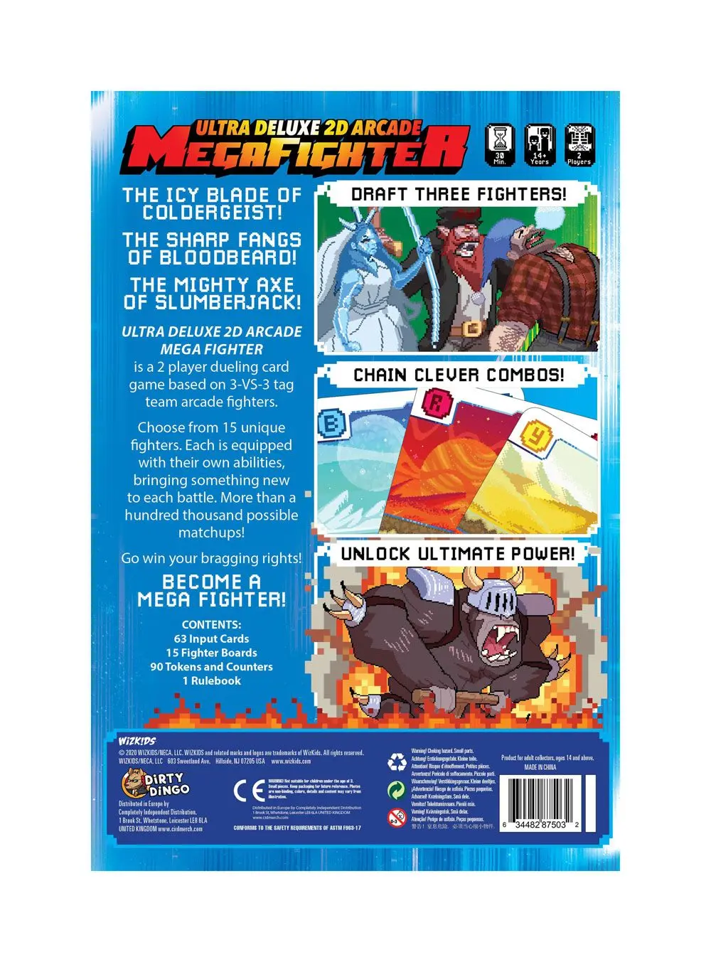 Ultra Deluxe 2D Arcade Mega Fighter Kartenspiel *Englische Version* Produktfoto