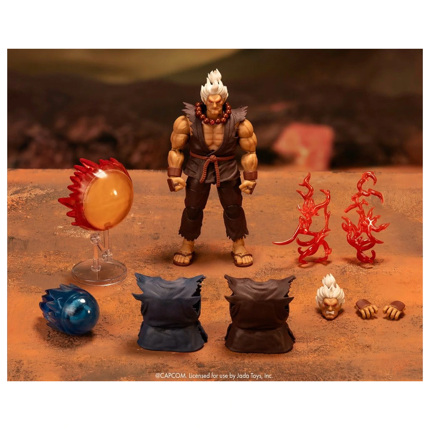 Ultra Street Fighter II: The Final Challengers Akuma Deluxe 1/12 Actionfigur 15 cm Produktfoto