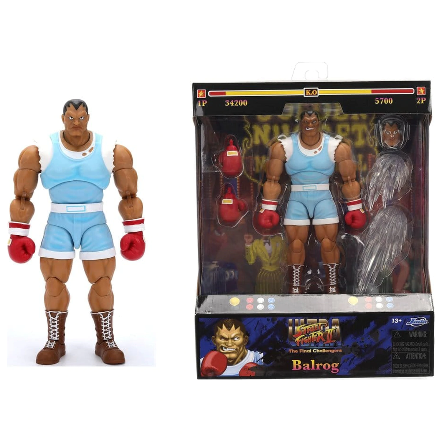 Ultra Street Fighter II: The Final Challengers Actionfigur 1/12 Balrog 17 cm Produktfoto