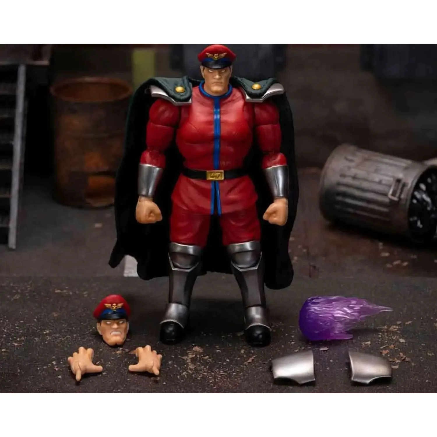 Ultra Street Fighter II: The Final Challengers Actionfigur 1/12 Bison 15 cm Produktfoto