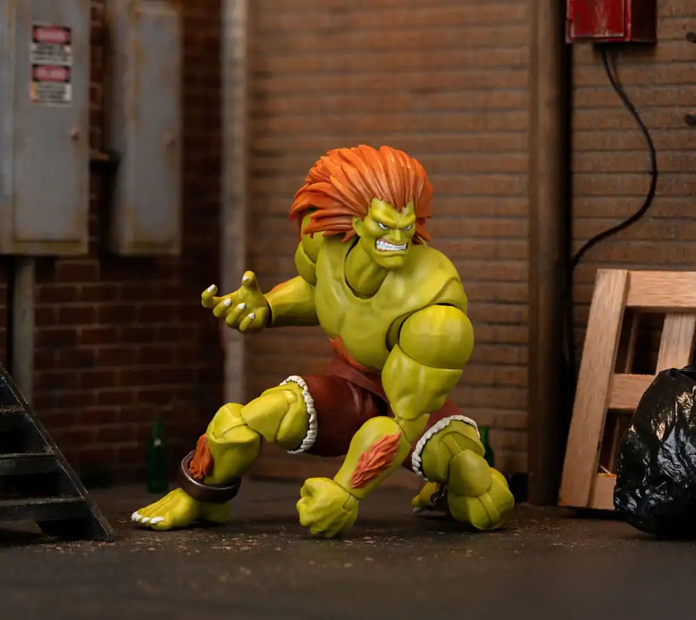 Ultra Street Fighter II: The Final Challengers Actionfigur 1/12 Blanka 19 cm Produktfoto