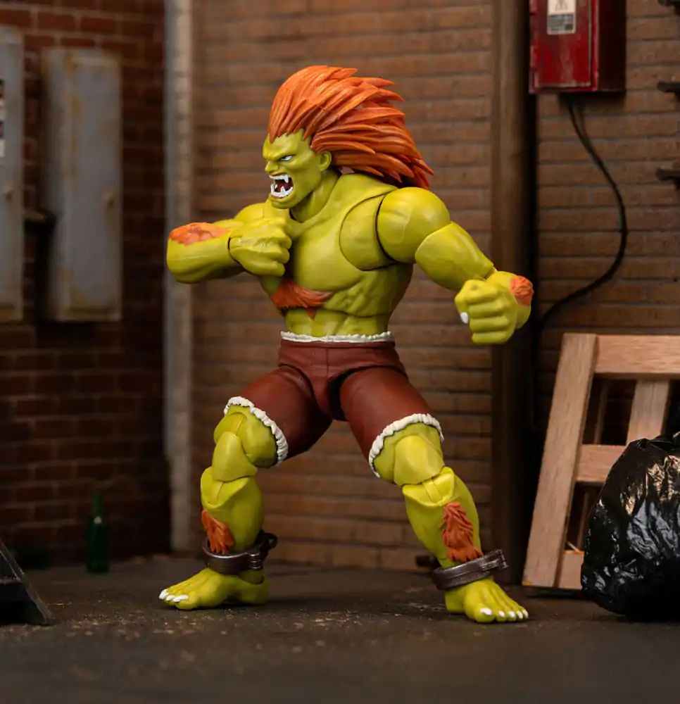 Ultra Street Fighter II: The Final Challengers Actionfigur 1/12 Blanka 19 cm Produktfoto