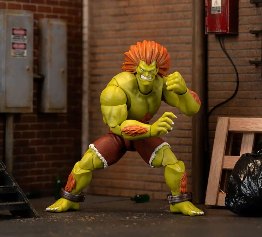 Ultra Street Fighter II: The Final Challengers Actionfigur 1/12 Blanka 19 cm Produktfoto