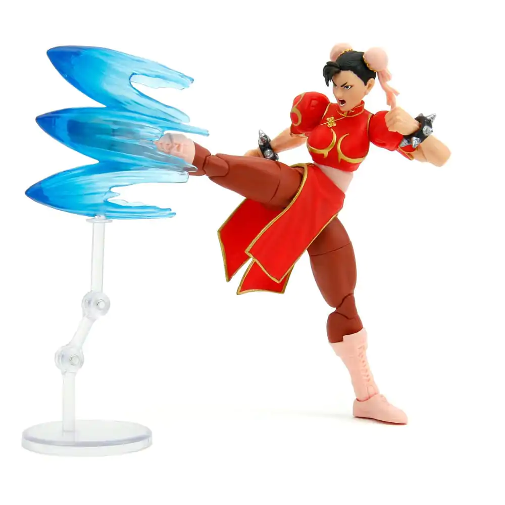 Ultra Street Fighter II: The Final Challengers Actionfigur 1/12 Chun-Li Player 2 Red Ver. 15 cm Produktfoto