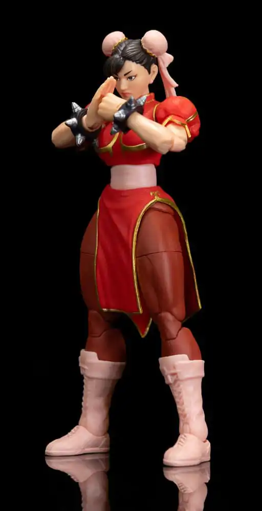 Ultra Street Fighter II: The Final Challengers Actionfigur 1/12 Chun-Li Player 2 Red Ver. 15 cm Produktfoto