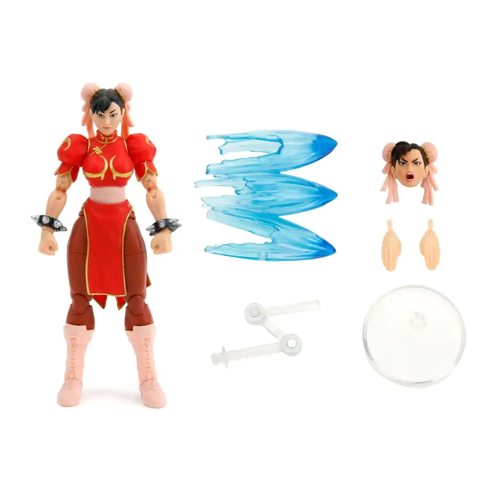 Ultra Street Fighter II: The Final Challengers Actionfigur 1/12 Chun-Li Player 2 Red Ver. 15 cm Produktfoto