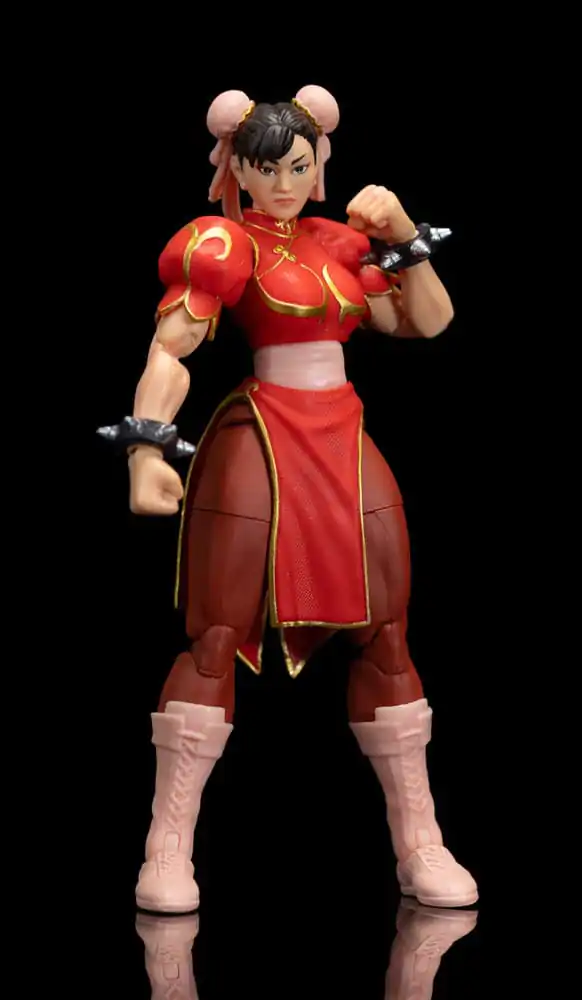 Ultra Street Fighter II: The Final Challengers Actionfigur 1/12 Chun-Li Player 2 Red Ver. 15 cm Produktfoto