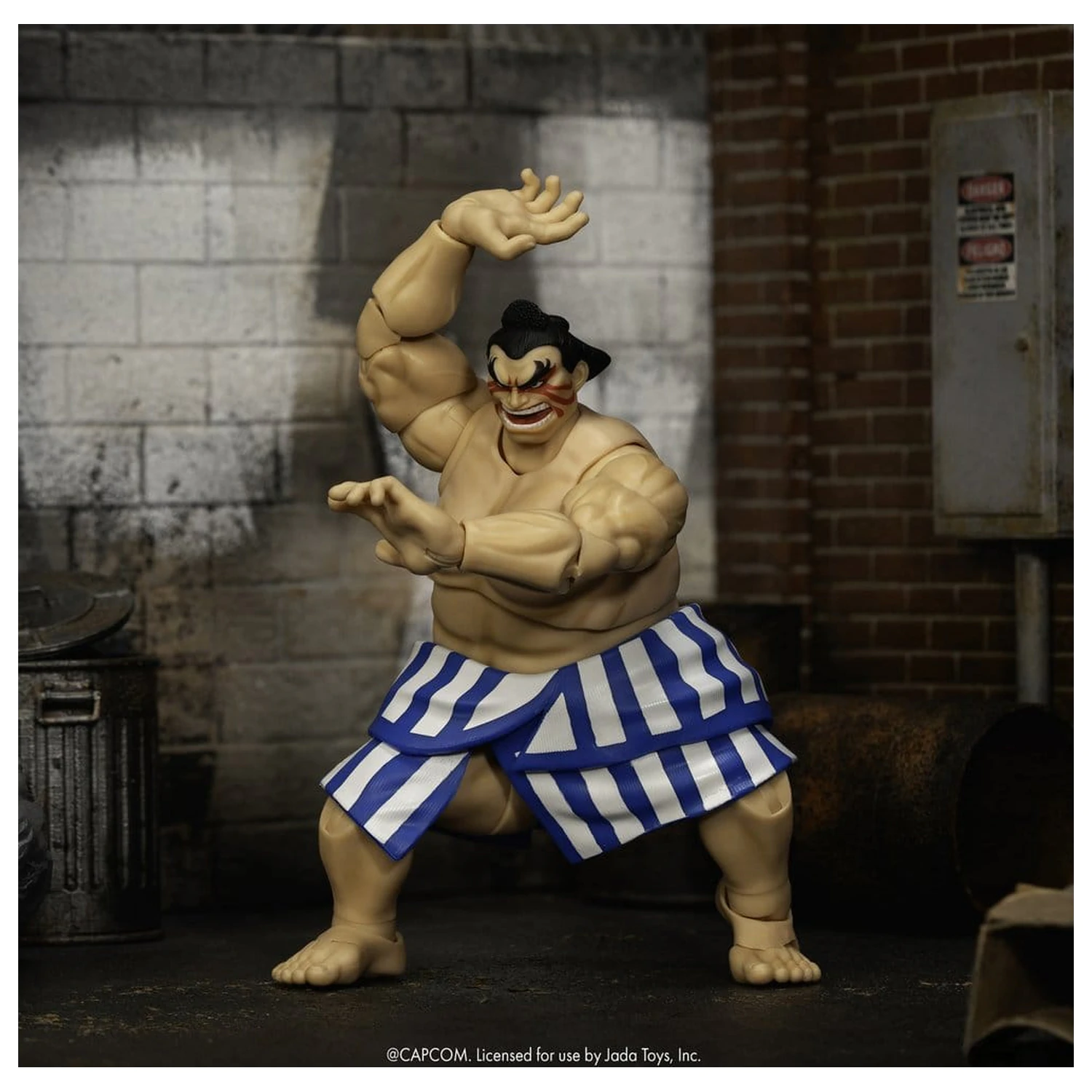 Ultra Street Fighter II: The Final Challengers Actionfigur 1/12 E. Honda 16 cm Produktfoto