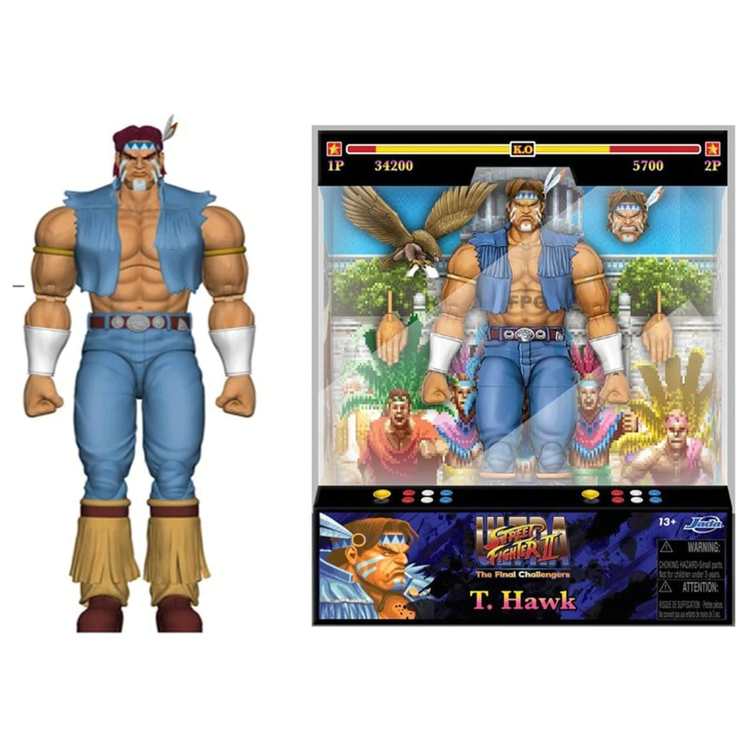 Ultra Street Fighter II: The Final Challengers Actionfigur 1/12 E. Honda 16 cm Produktfoto