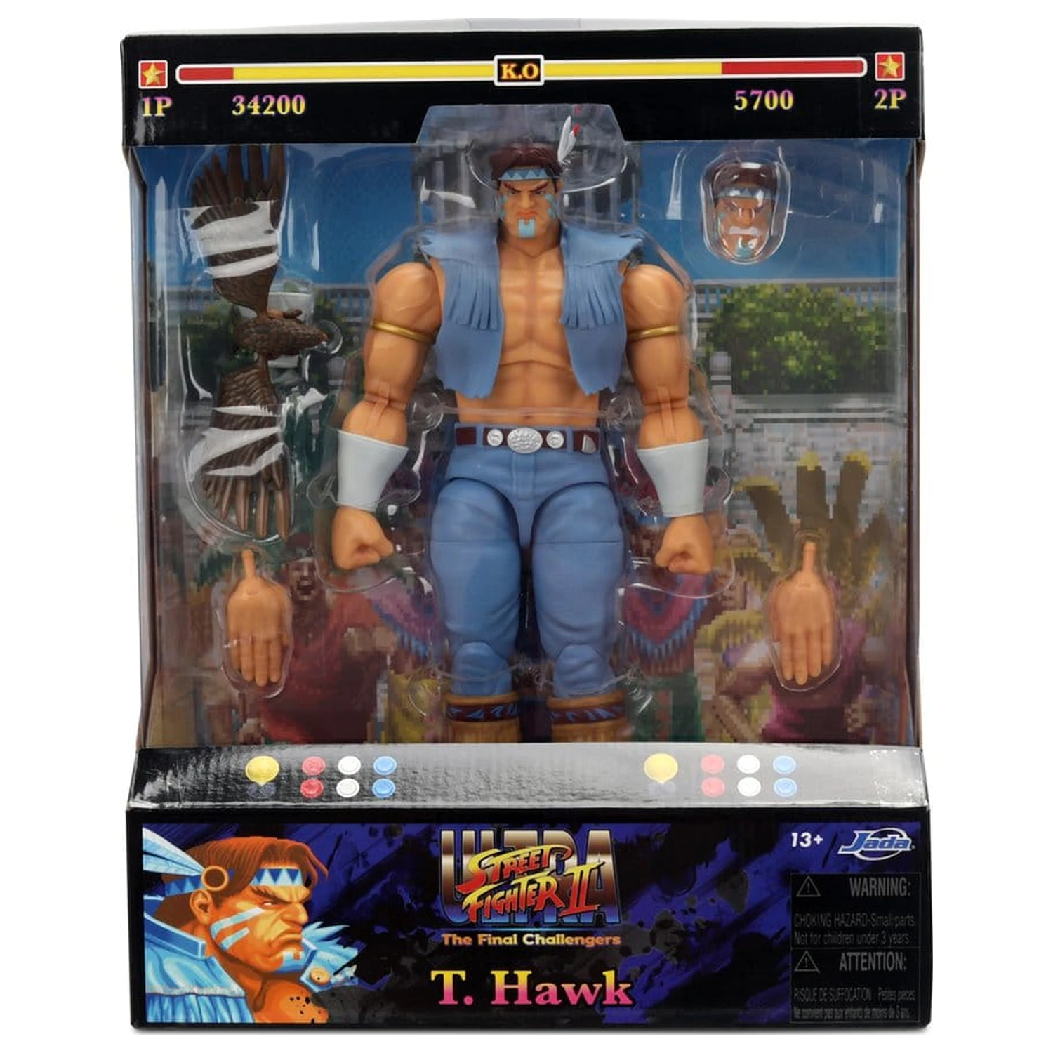 Ultra Street Fighter II: The Final Challengers Actionfigur 1/12 Hawk 20 cm Produktfoto