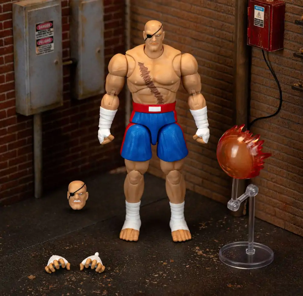 Ultra Street Fighter II: The Final Challengers Action Figur 1/12 Sagat 19 cm Produktfoto